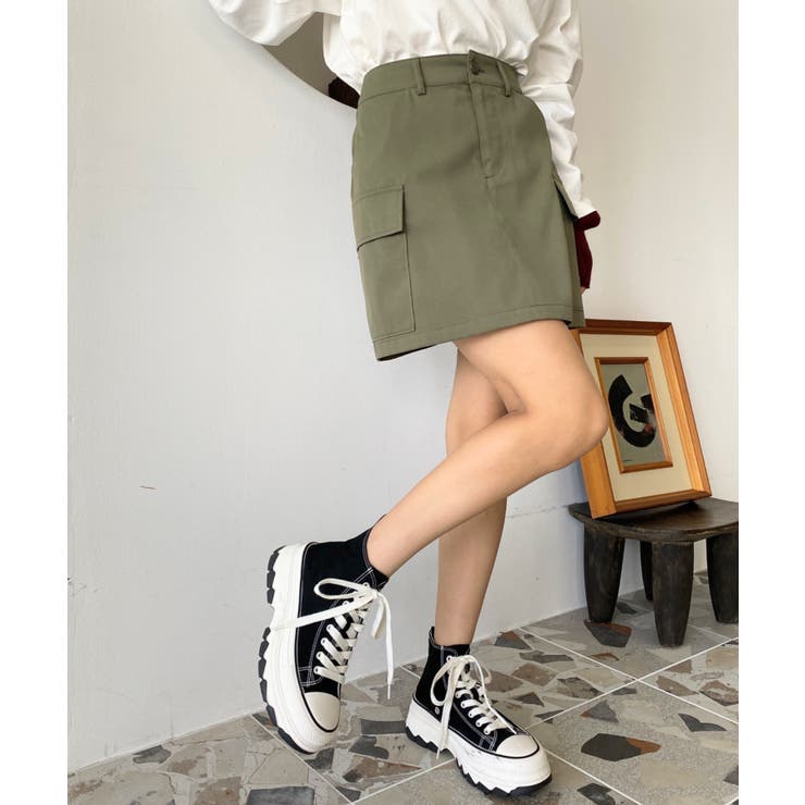 ボリューム厚底ハイカットスニーカー | moment+ | 詳細画像36 