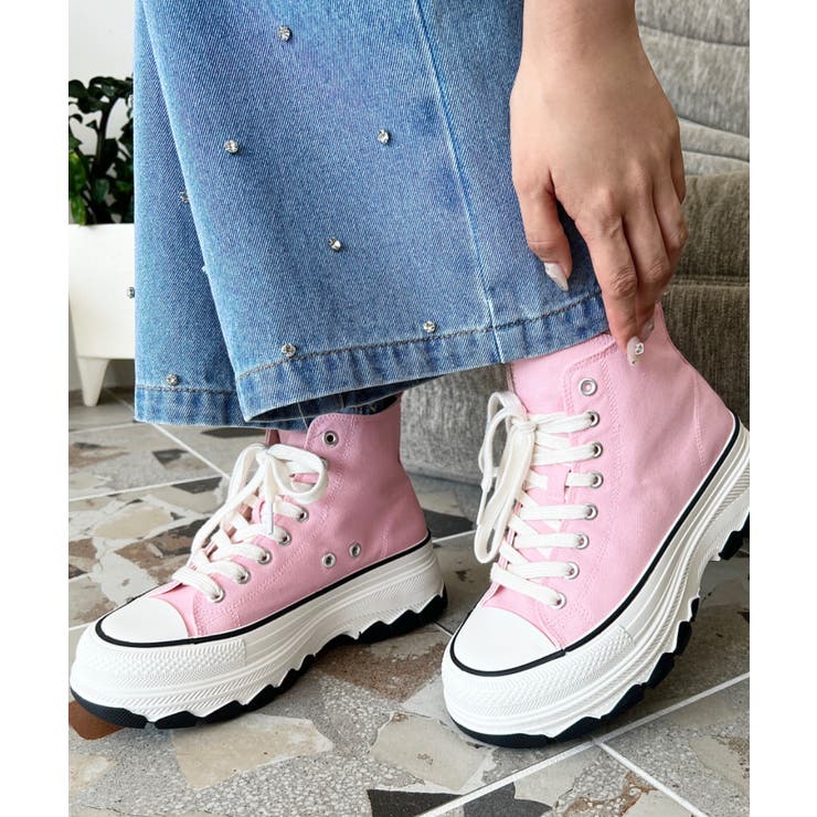 ボリューム厚底ハイカットスニーカー | moment+ | 詳細画像37 