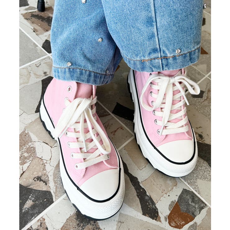 ボリューム厚底ハイカットスニーカー | moment+ | 詳細画像40 