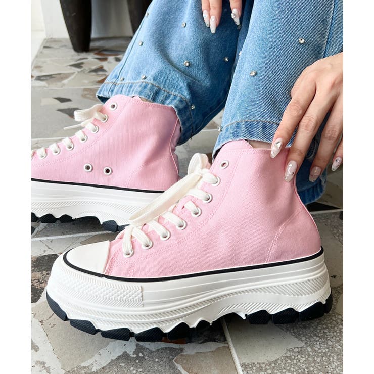 ボリューム厚底ハイカットスニーカー | moment+ | 詳細画像43 