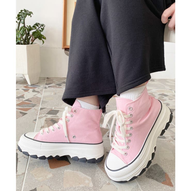 ボリューム厚底ハイカットスニーカー | moment+ | 詳細画像45 