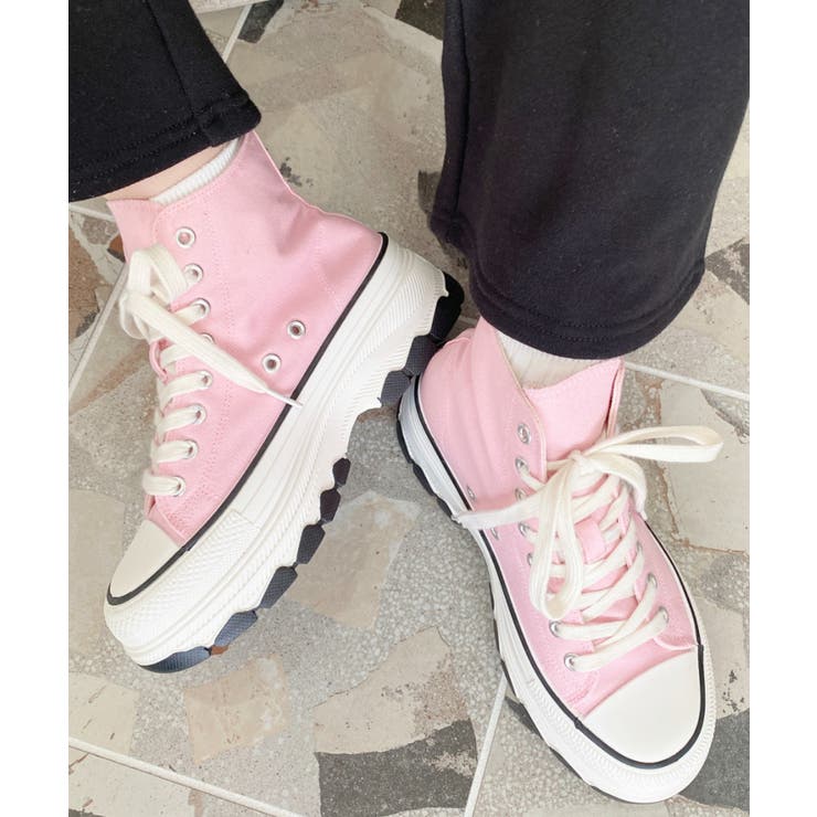 ボリューム厚底ハイカットスニーカー | moment+ | 詳細画像47 