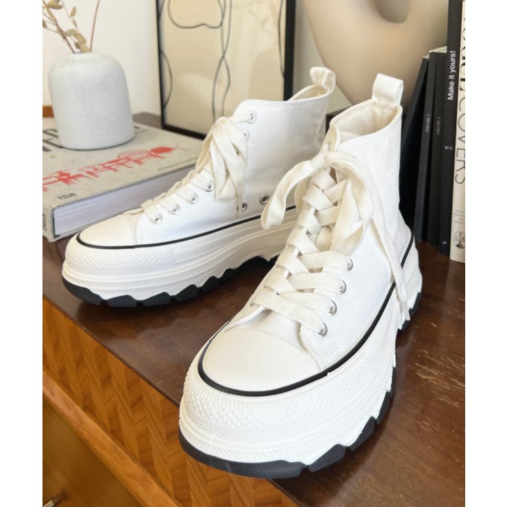 ボリューム厚底ハイカットスニーカー | moment+ | 詳細画像5 