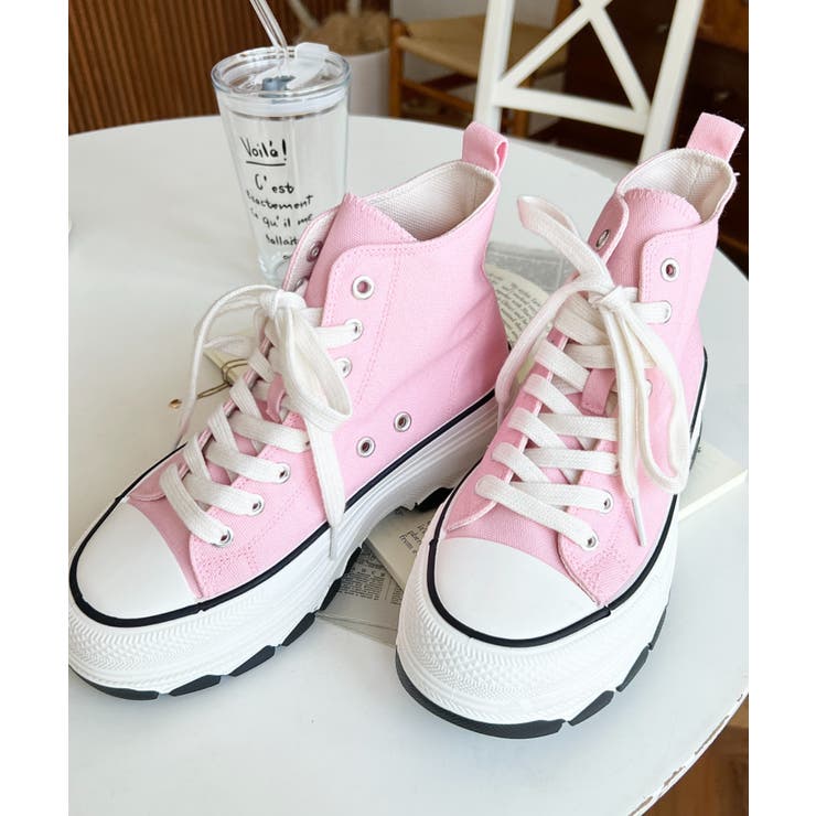 ボリューム厚底ハイカットスニーカー | moment+ | 詳細画像51 