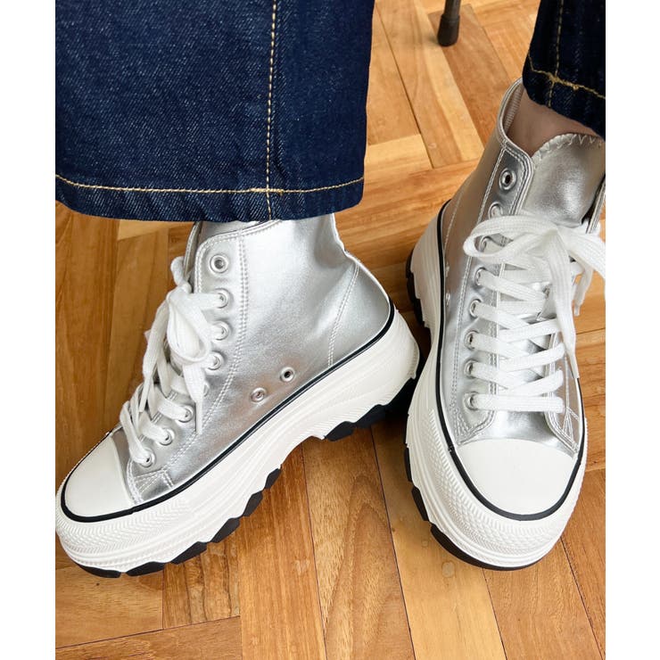 ボリューム厚底ハイカットスニーカー | moment+ | 詳細画像58 