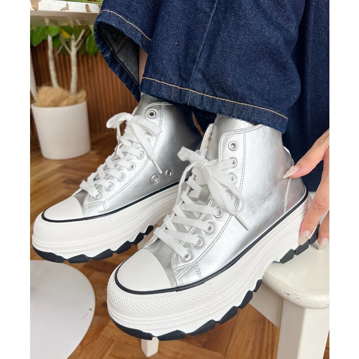 ボリューム厚底ハイカットスニーカー | moment+ | 詳細画像59 