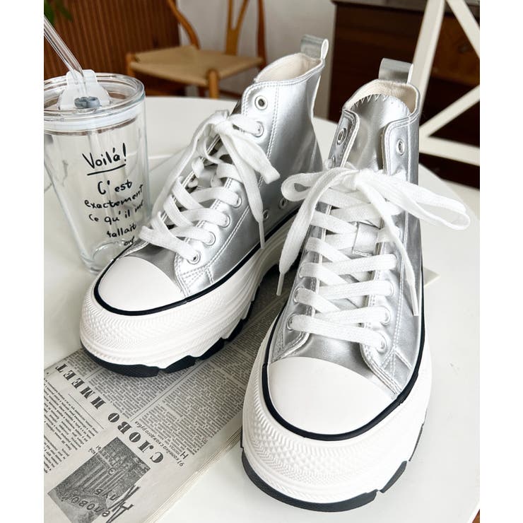 ボリューム厚底ハイカットスニーカー | moment+ | 詳細画像64 