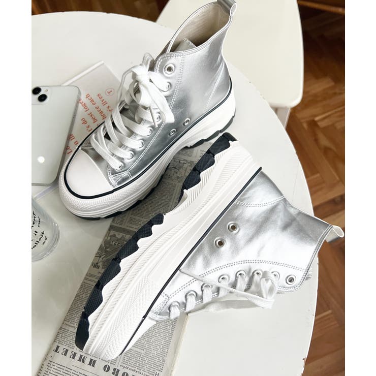 ボリューム厚底ハイカットスニーカー | moment+ | 詳細画像66 