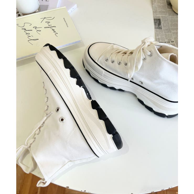 ボリューム厚底ハイカットスニーカー | moment+ | 詳細画像9 