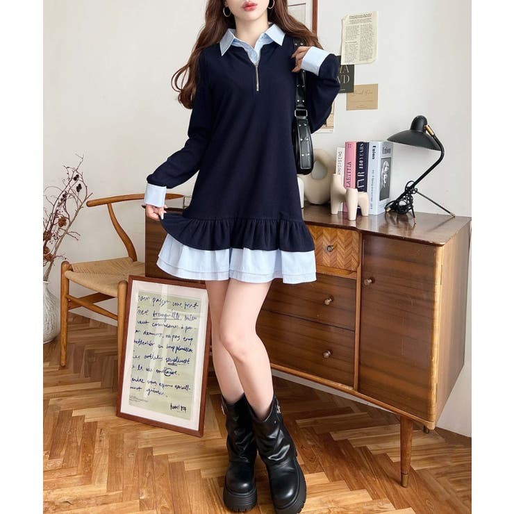 厚底ショートカバーブーツ | moment+ | 詳細画像17 