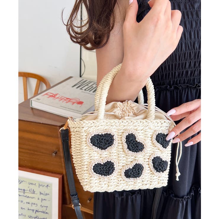 ハートクラフトショルダーバッグ | moment+ | 詳細画像1 