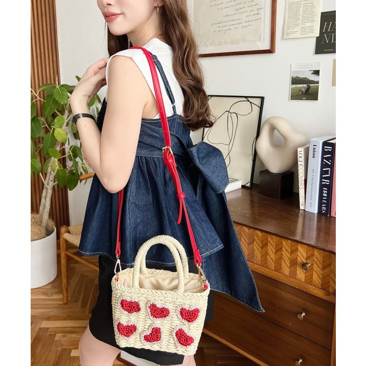 ハートクラフトショルダーバッグ | moment+ | 詳細画像17 