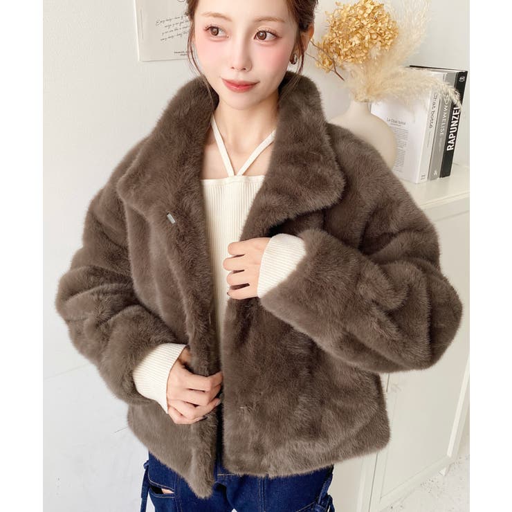 スタンドカラーファーブルゾン | moment+ | 詳細画像16 