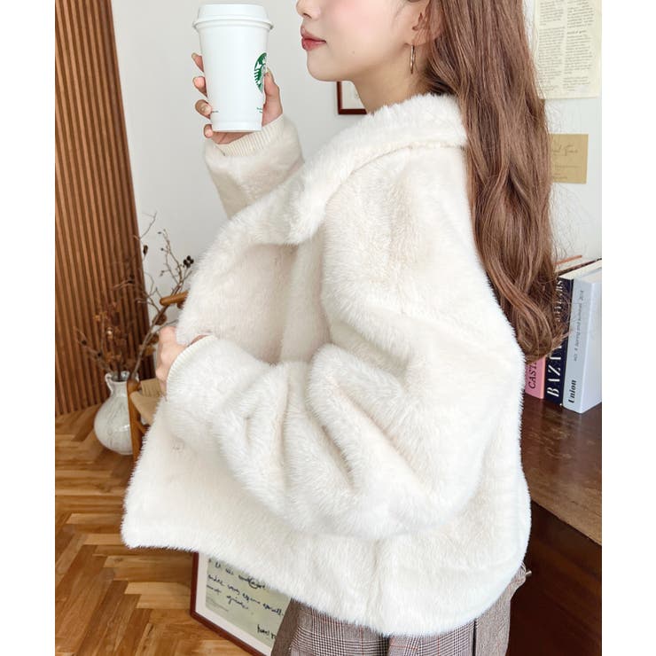 スタンドカラーファーブルゾン | moment+ | 詳細画像5 