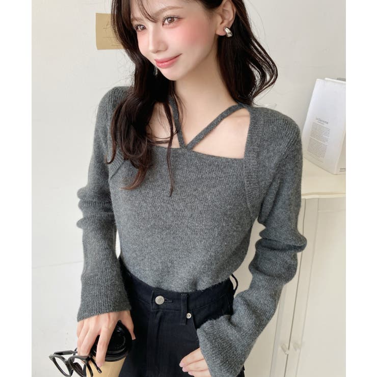 ホルターボレロ風ニットプルオーバー | moment+ | 詳細画像26 