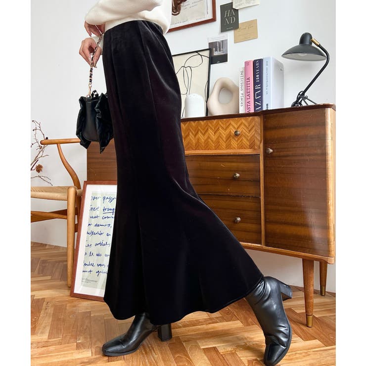 ヘムフレアマーメイドスカート Amazon.co.jp: [スナイデル] ヘムフレアマーメイドスカート