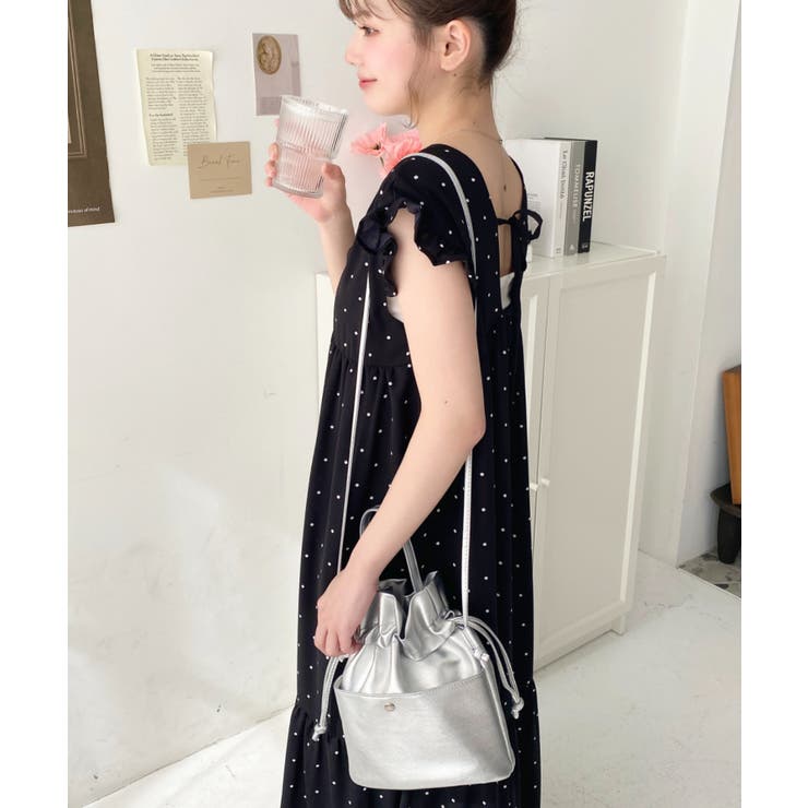 フェイクレザー巾着バッグ | moment+ | 詳細画像21 