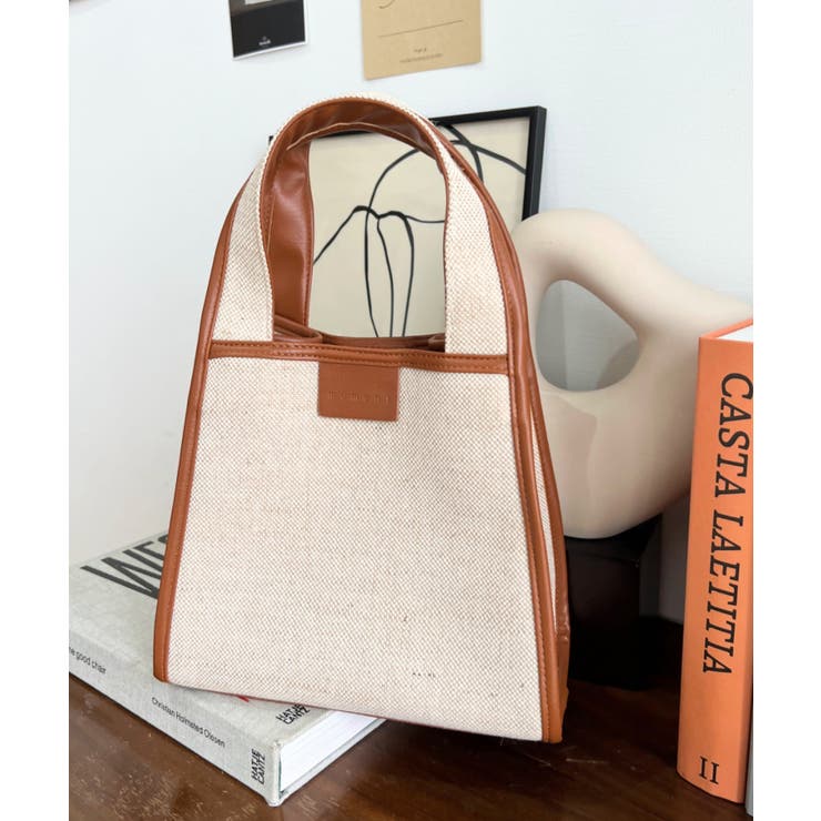 キャンバス ポーチ付き 2WAYスクエアトートバッグ | moment+ | 詳細画像14 