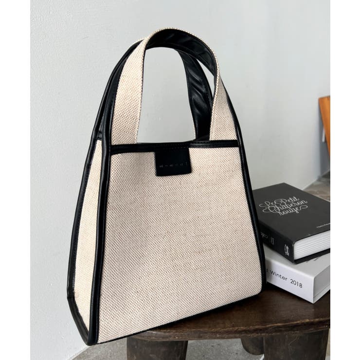 キャンバス ポーチ付き 2WAYスクエアトートバッグ | moment+ | 詳細画像21 