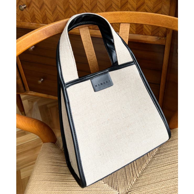 キャンバス ポーチ付き 2WAYスクエアトートバッグ | moment+ | 詳細画像25 