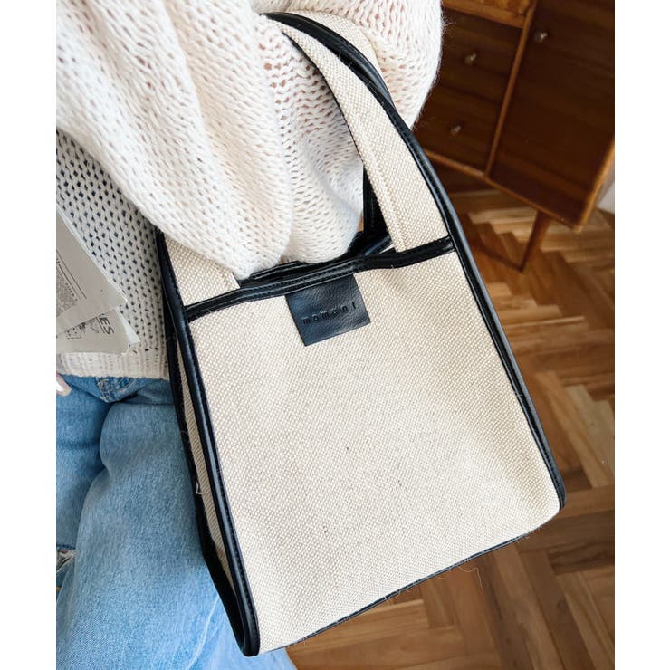 キャンバス ポーチ付き 2WAYスクエアトートバッグ | moment+ | 詳細画像27 