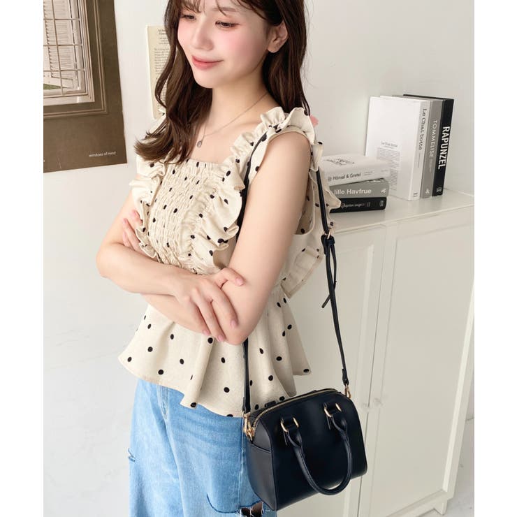 フェイクレザー ミニボストンショルダーバッグ | moment+ | 詳細画像39 