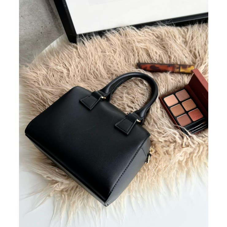 フェイクレザー ミニボストンショルダーバッグ | moment+ | 詳細画像42 