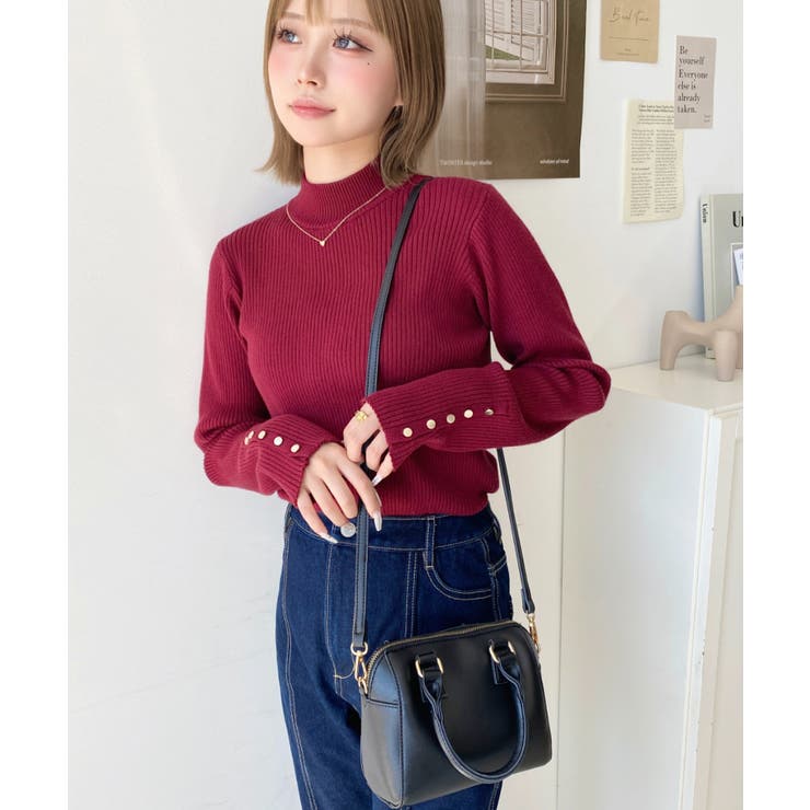 フェイクレザー ミニボストンショルダーバッグ | moment+ | 詳細画像52 