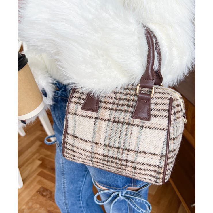 フェイクレザー ミニボストンショルダーバッグ | moment+ | 詳細画像68 