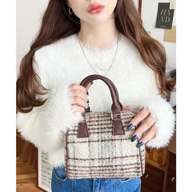 フェイクレザー ミニボストンショルダーバッグ | moment+ | 詳細画像70 