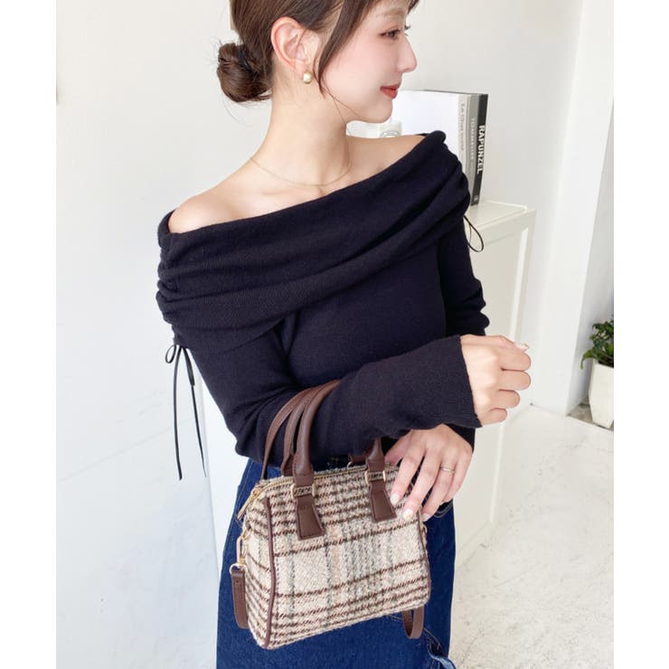 フェイクレザー ミニボストンショルダーバッグ | moment+ | 詳細画像74 