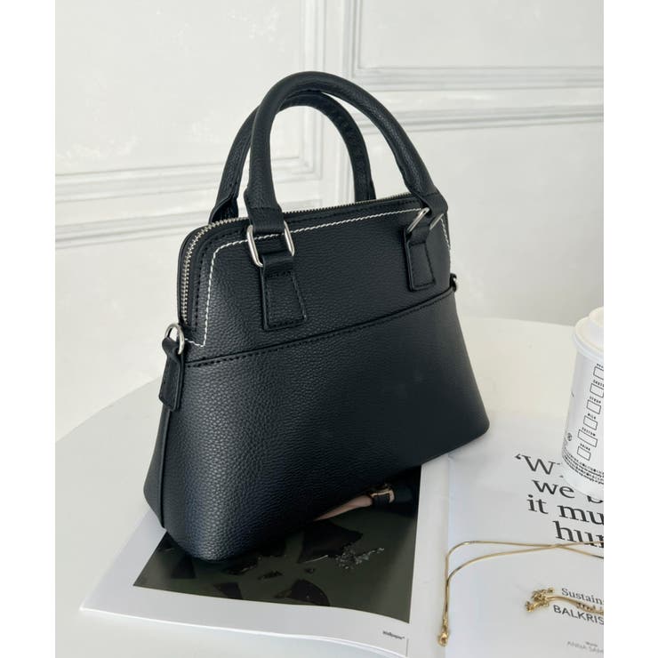 ショルダーステッチボストンハンドバッグ | moment+ | 詳細画像26 