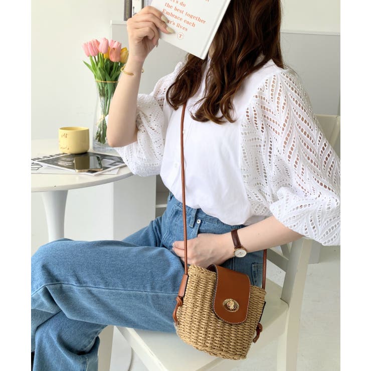 クロスボディかごバッグ | moment+ | 詳細画像6 