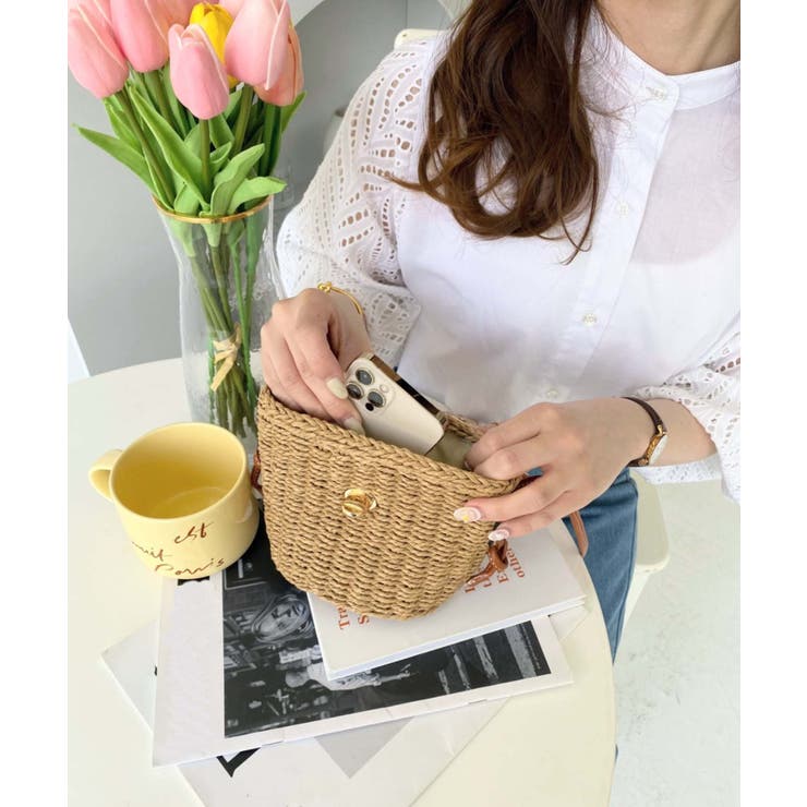 クロスボディかごバッグ | moment+ | 詳細画像8 