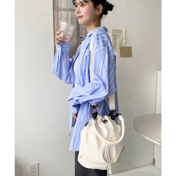 マルチポケット巾着ミリタリーバッグ | moment+ | 詳細画像13 