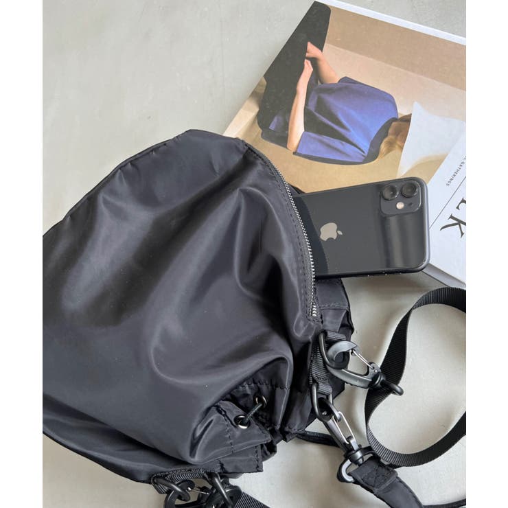 マルチポケット巾着ミリタリーバッグ | moment+ | 詳細画像22 