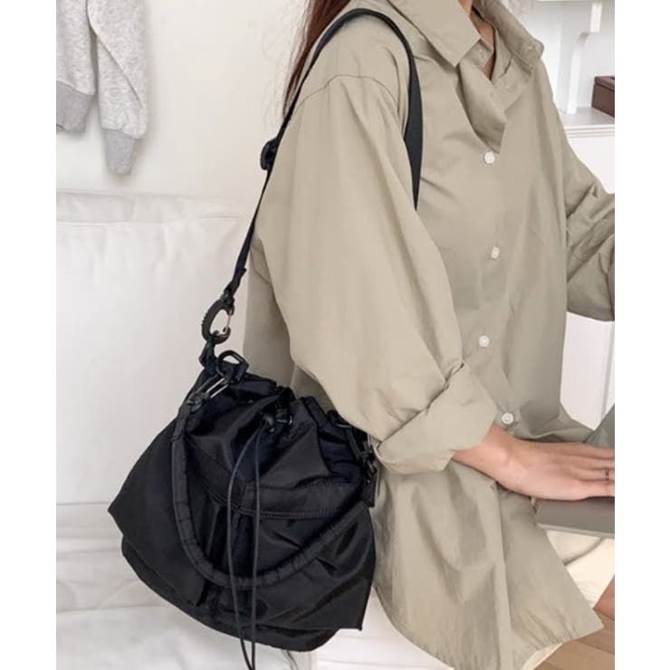 マルチポケット巾着ミリタリーバッグ | moment+ | 詳細画像28 