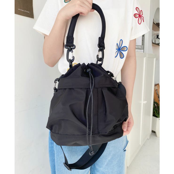 マルチポケット巾着ミリタリーバッグ | moment+ | 詳細画像32 