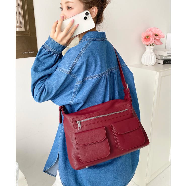 ダブルフラップポケットバッグ | moment+ | 詳細画像12 