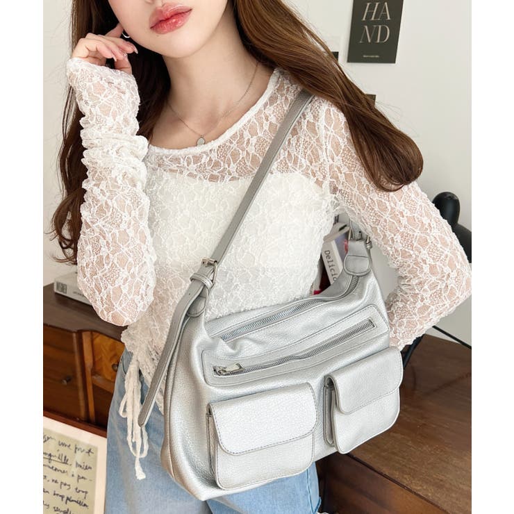 ダブルフラップポケットバッグ | moment+ | 詳細画像22 