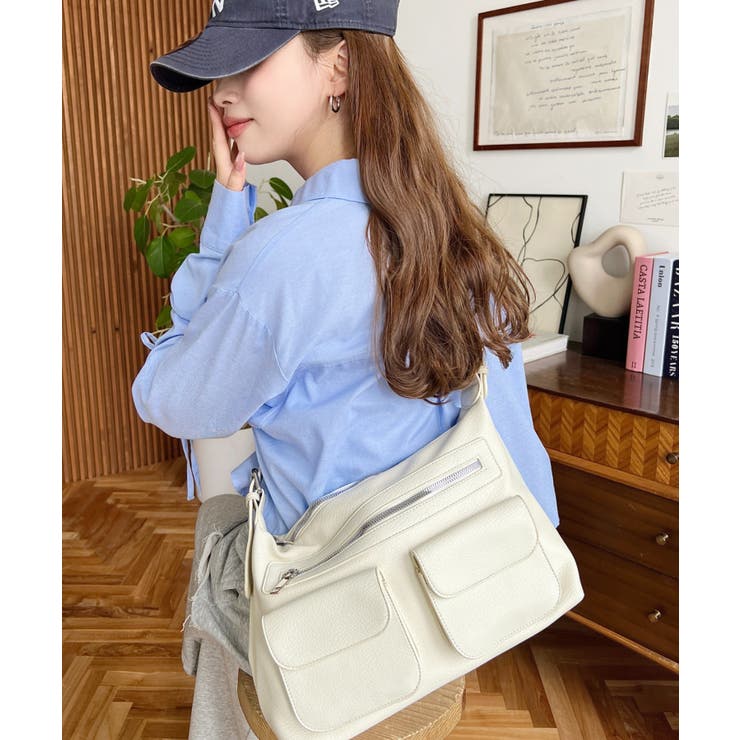 ダブルフラップポケットバッグ | moment+ | 詳細画像3 