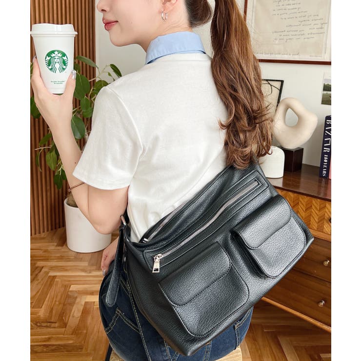 ダブルフラップポケットバッグ | moment+ | 詳細画像50 