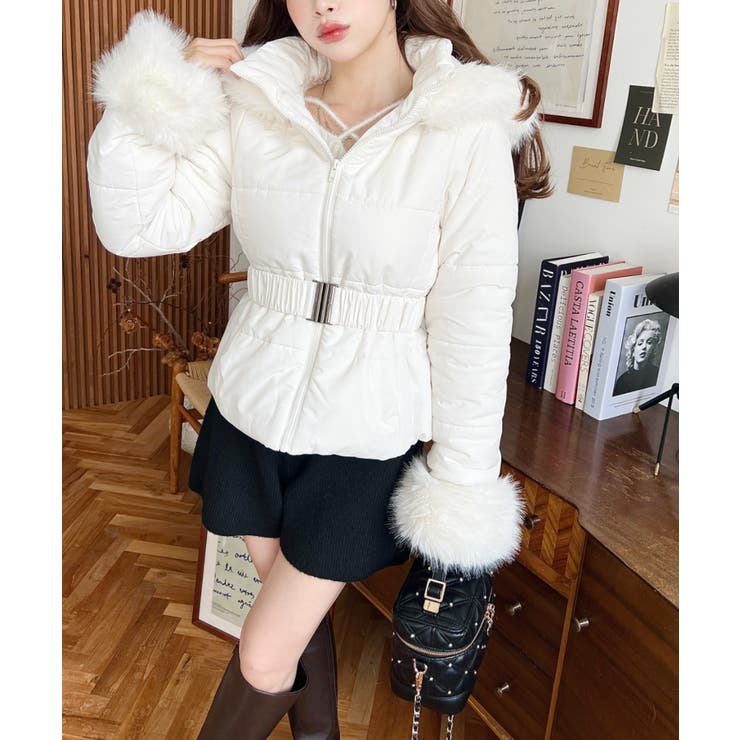 ハートチャームビジューキルティングバニティバッグ | moment+ | 詳細画像19 