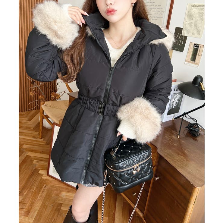 ハートチャームビジューキルティングバニティバッグ | moment+ | 詳細画像20 