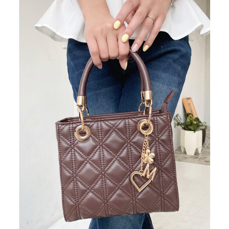 オリジナルチャーム付き2WAYキルティングバッグ | moment+ | 詳細画像12 