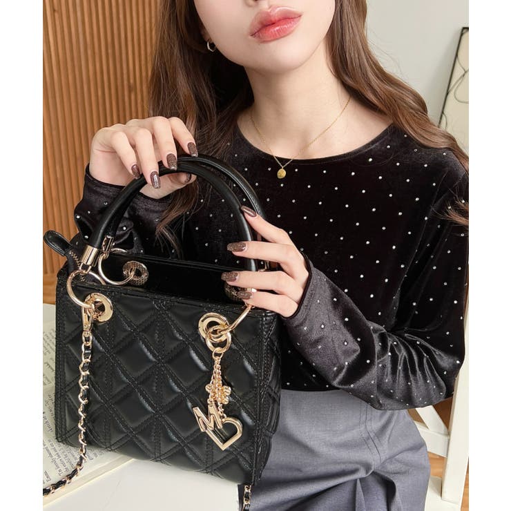 オリジナルチャーム付き2WAYキルティングバッグ | moment+ | 詳細画像21 