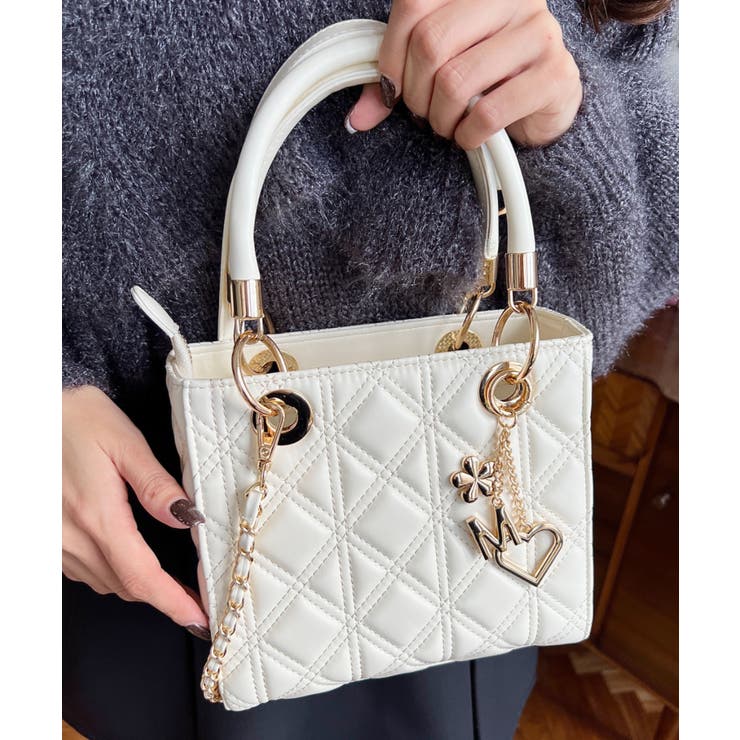 オリジナルチャーム付き2WAYキルティングバッグ | moment+ | 詳細画像28 