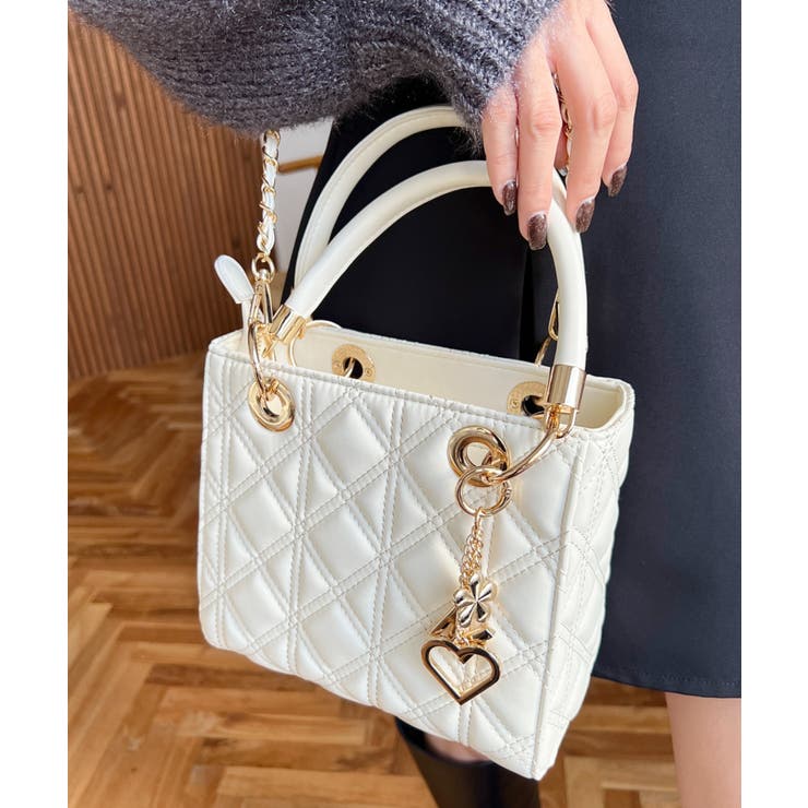 オリジナルチャーム付き2WAYキルティングバッグ | moment+ | 詳細画像31 