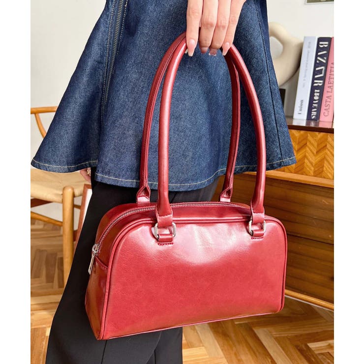 ロングハンドルボストンバッグ | moment+ | 詳細画像12 