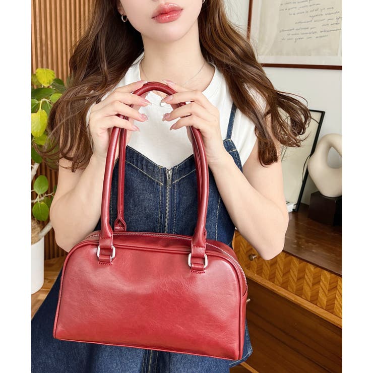 ロングハンドルボストンバッグ | moment+ | 詳細画像14 